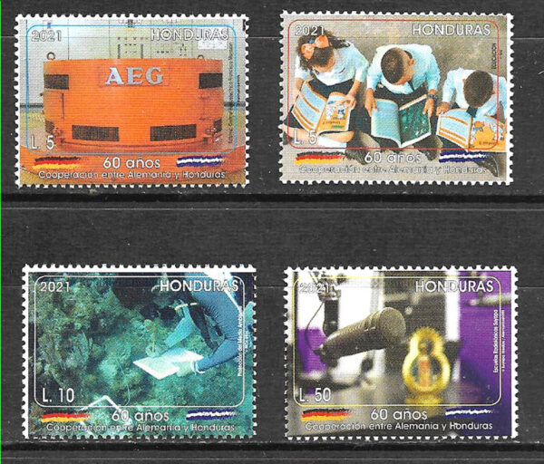 #6608 HONDURAS 2021 COOPERATION GERMANY-HONDURAS EDUCATION  MNH
