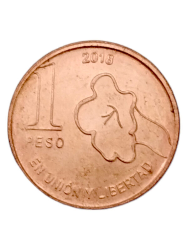 ARGENTINA 1 PESO AÑO 2018 JACARANDA