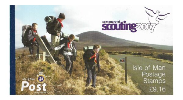 #11059 UNITED KINGDOM ISLE OF MAN 2007 SCOUTS GUIDES SCOUTING BOOKLET  MNH